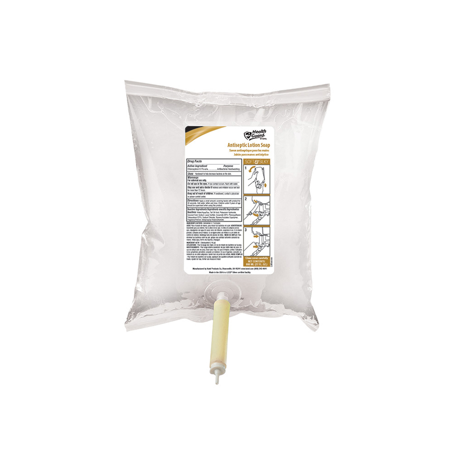 Kutol 5065 Health Guard 800 mL Boxless Bag-In-Box Antibacterial Hand Soap -  12/Case